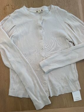 Long Sleeve cream thin shirt AMO brand